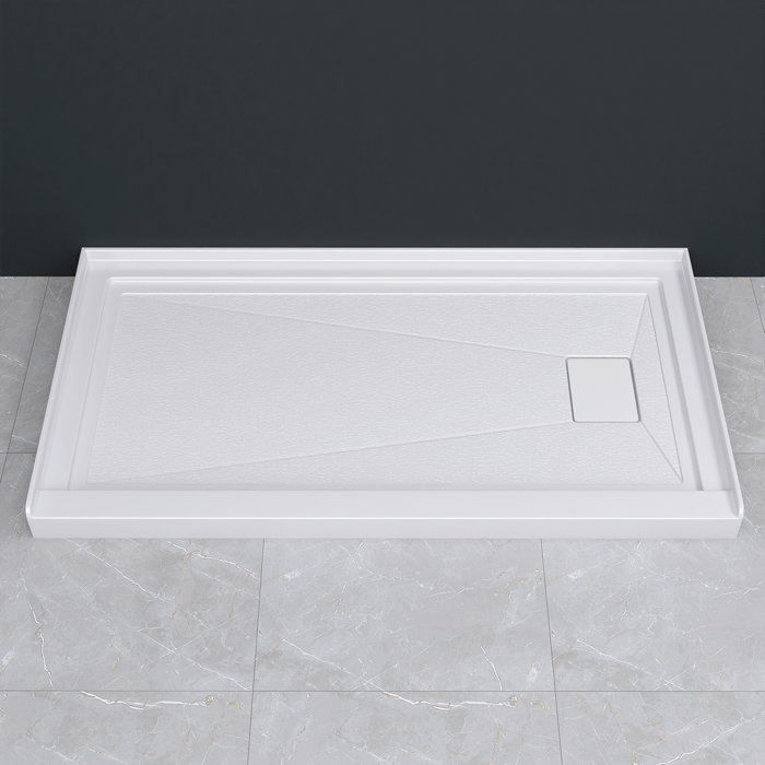 ZEAFIVE Shower Bases & Pans 60＂x32＂Single Threshold Shower Pan Base